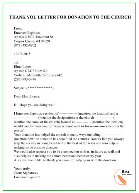 donation letter example|thank you letter donation examples.